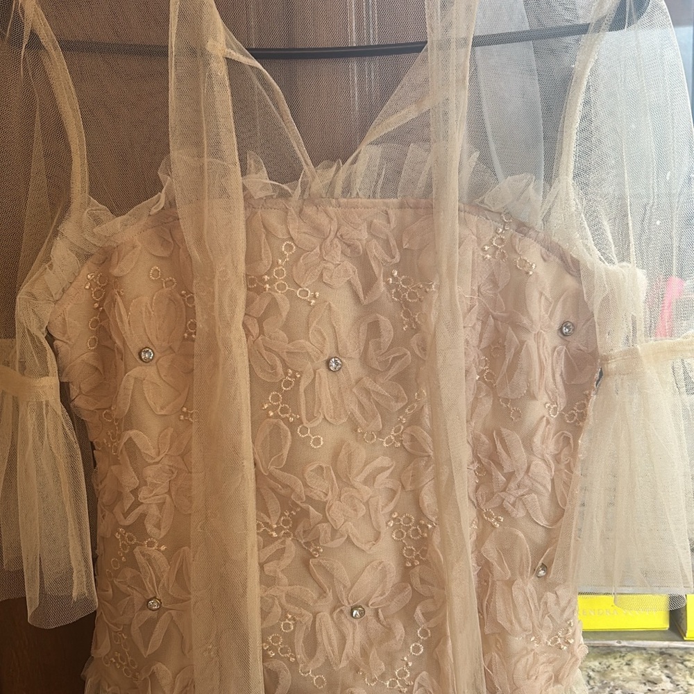 Boutique beautiful mesh top size medium (would fit small)
